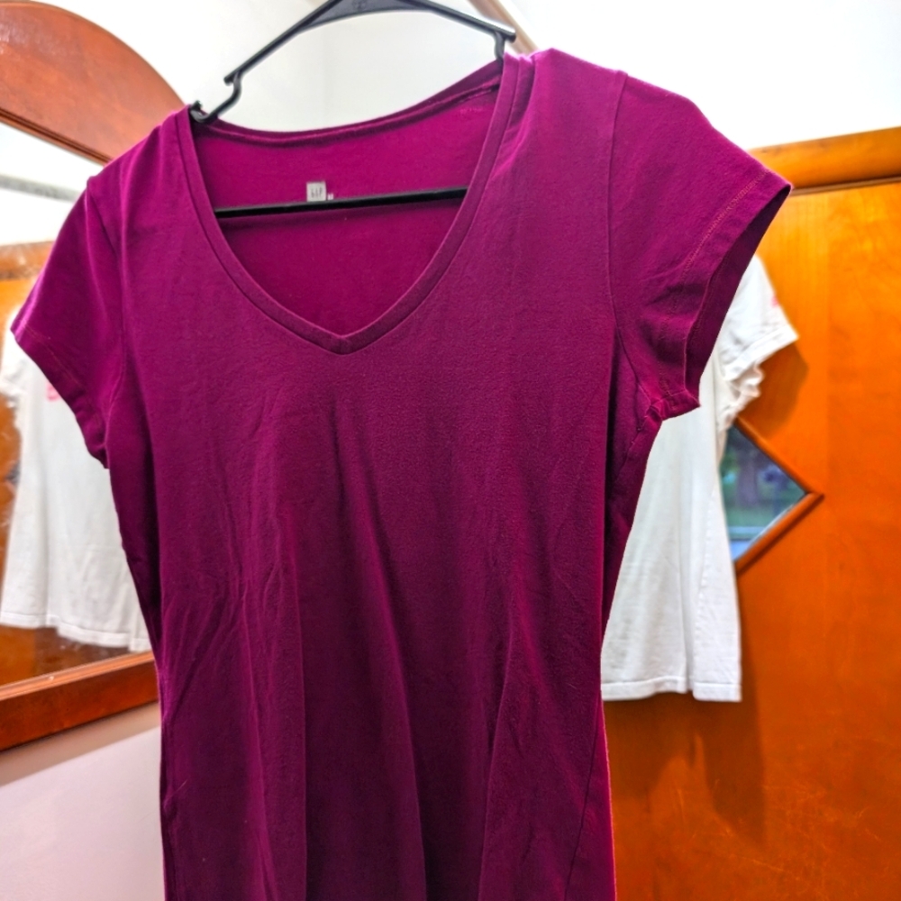 Gap Women's V-Neck Short Sleeve Tee
